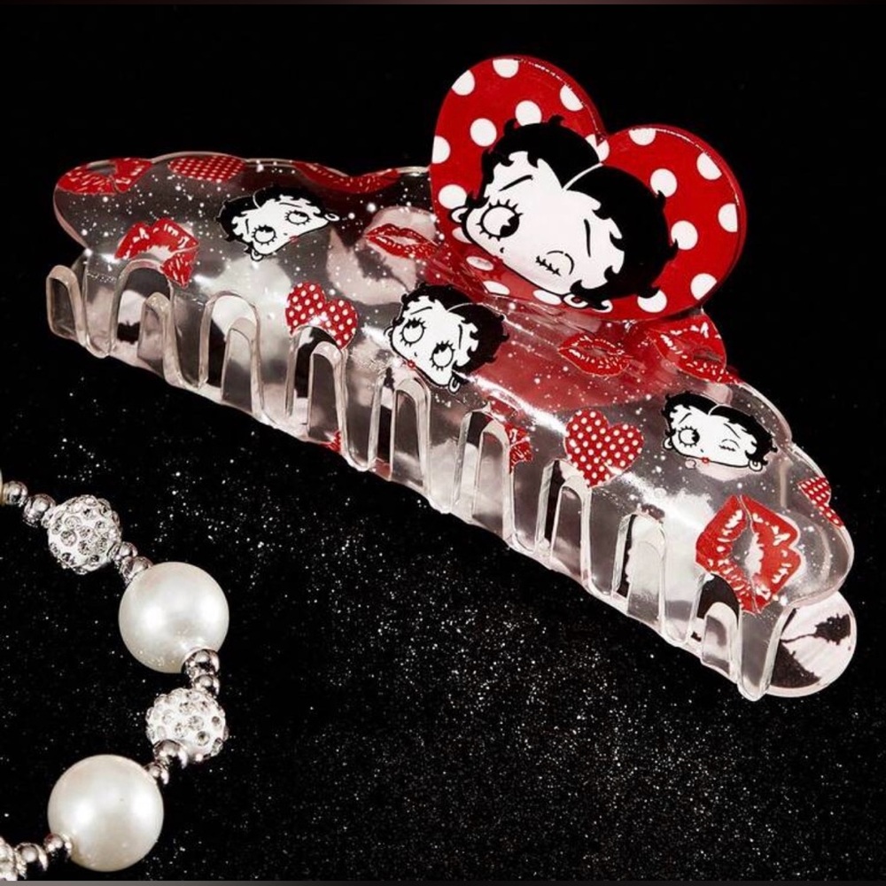 Betty Boop Acrylic Hair Claw